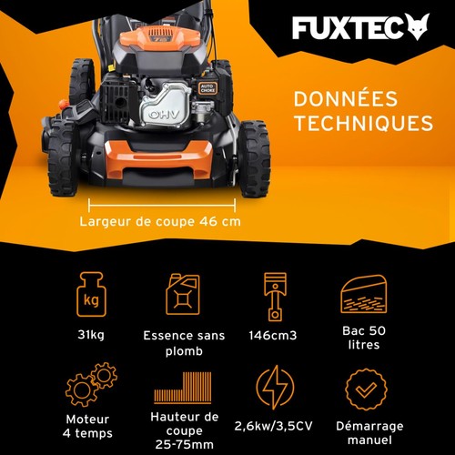 Tondeuse gazon thermique - tondeuse, à