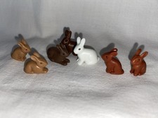 Playmobil lot of 7 rabbits farm hutch animals
