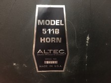 2 ALTEC Lansing 511 B HORNS