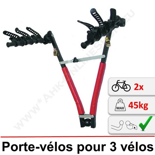 Porte velos sur - porte-velos, attelage