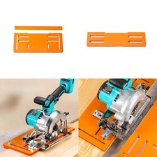 Plaque de base pour scie circulaire à bois, outil de rail pour charpentier