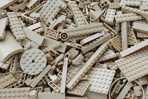 Lego vrac 250g beige tan - vrac,