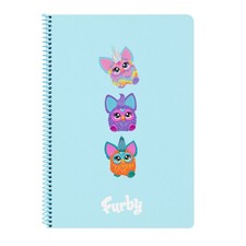Carnet Furby Bleu ciel A4 80 Volets
