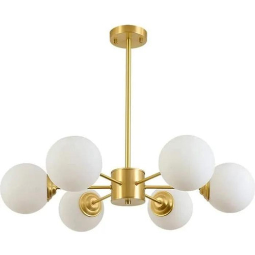 Lustre spoutnik laiton globes - lustre,