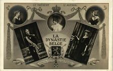 Old postcard AK The Belgian Dynasty - The Present - The Future BELGIAN ROYALTY (852466)