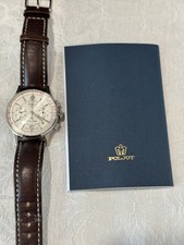 Poljot 1254 Strela Officer Chronograph Russian Watch Poljot 3133 Limited 508/999