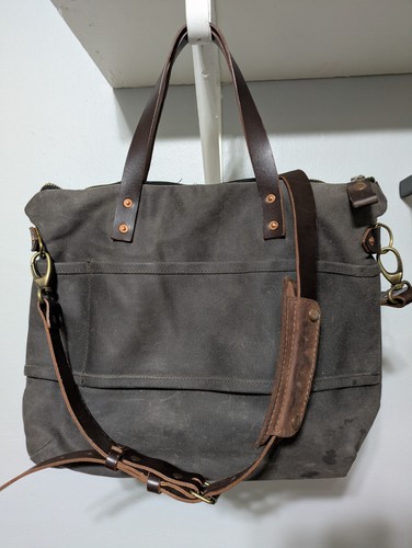 Handmade waxed canvas - , and