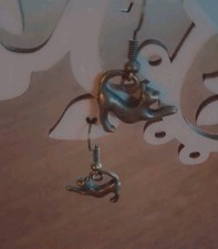 Boucles D'oreilles  Chat Couleur Bronze