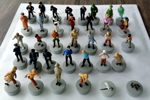 Lot figurine hergé en - lot,