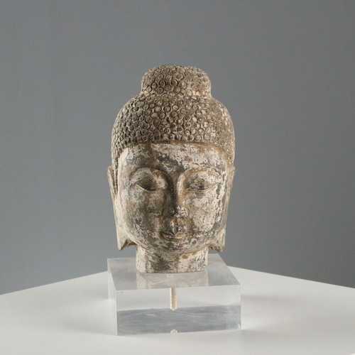 Tête bouddha modèrne - bouddha,