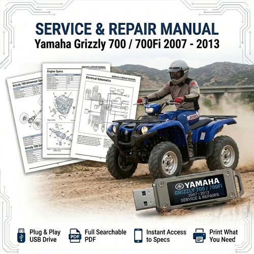 Yamaha grizzly 700 700fi - grizzly, 2007