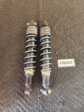 #A399 2007 SUZUKI KING QUAD 700 4WD FRONT SHOCKS LEFT RIGHT FRONT SHOCKS OEM