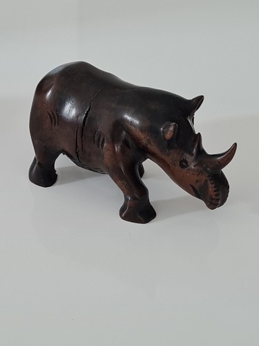 Rhinocéros bois 14cm - rhinocÉros, en