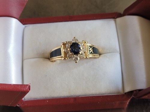 Bague saphir femme - bague, diamants