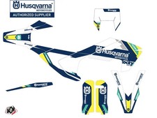 Kit Deco Moto Cross Rocky Husqvarna 350 FE Bleu