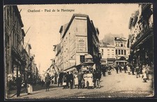Old postcard Charleroi, Pied de la Montagne 1925 