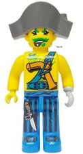 Lego 4j015 4 Junior Pirates - Captain Kragg of the Pirate Ship 7072 7290 7074