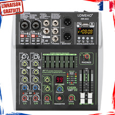 Table de Mixage Audio 4 Canaux