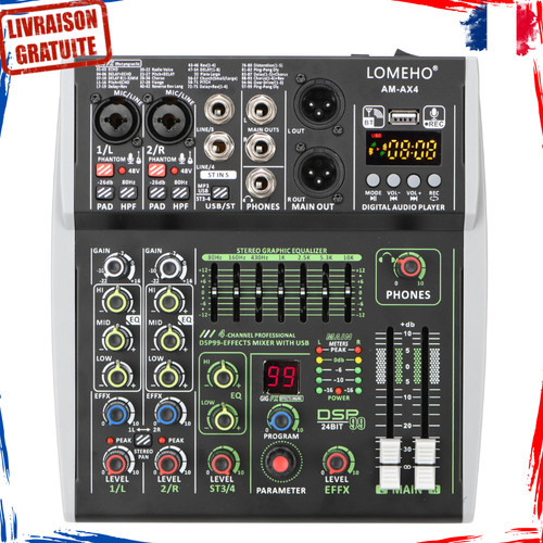 Table mixage audio - mixage, canaux