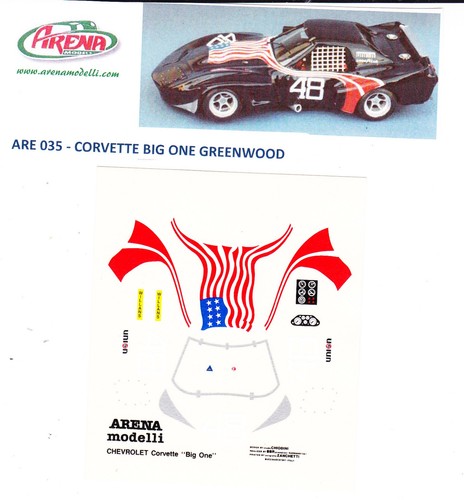 Decal corvette big one - .decal,