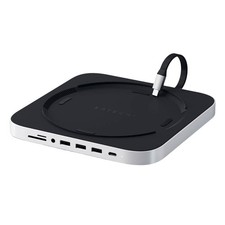 Hub USB-C Multiports 6-en-1, Support pour Mac Mini en Aluminium