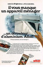 1969 ADVERTISING 045 ADVERTISEMENT ALBAL le unroller aluminium