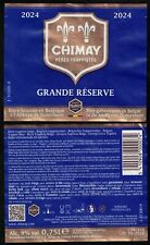 Belgium Lot 2 Beer Labels Beer Labels Chimay Grande Réserve 2024 Bottle