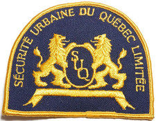 Securite Urbaine du Quebec Limitee Patch Badge Crest