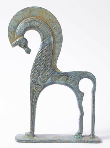 Statue bronze cheval - de,