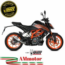 Mivv Ktm 125 Duke 2021 Pot D' Echappement Moto Silencieux Mk3 Inox Racing
