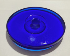 BOBECHE PLAT EN VERRE DE