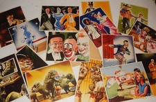 Le CIRQUE et ses ETOILES : Série 14 ARTIS de 15 Chromos - FRATELLINI - Clowns