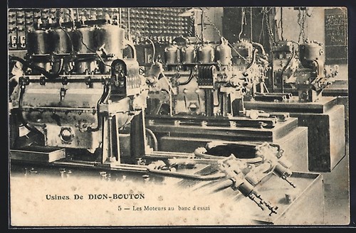 Cpa puteaux usines - usines, de