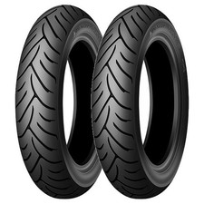 SET DE PNEUS DUNLOP 120/70-10
