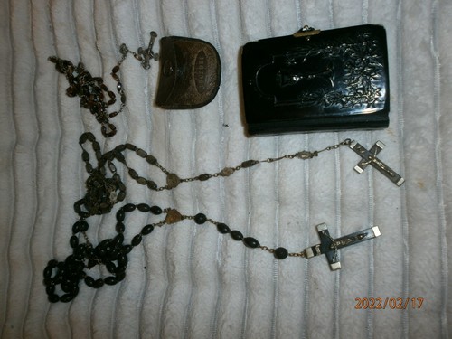 Lot objets religieux petit - lot, religieux/petit