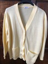 Gilet cardigan jaune  marque