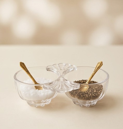 Salière poivrière verre - , 2