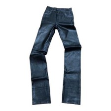 Jean peau JITROIS MADE IN FRANCE Bas denim homme noir skinny authentique