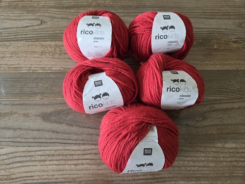 Lot pelotes laine rico - 5, de