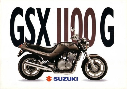 Brochure suzuki gsx 1100 g - gsx,