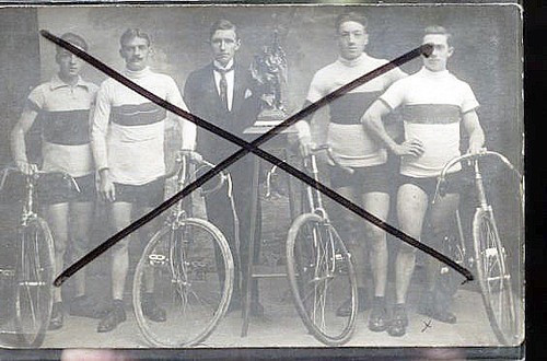 Coureurs cyclistes rene - cyclistes, wonin