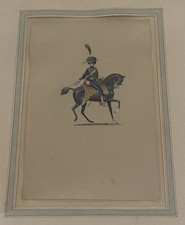 SÉBASTIEN LAURENT - UNIFORME D'OFFICIER DU 4ème Régiment des Hussards - Rép. FR