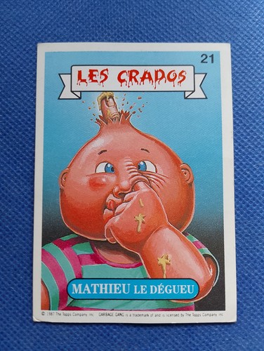 Les crados carte numéro 21 - crados,