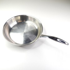 Belgique Stainless Steel 12 inch Frying Pan Skillet with Silicone Handle - 10399