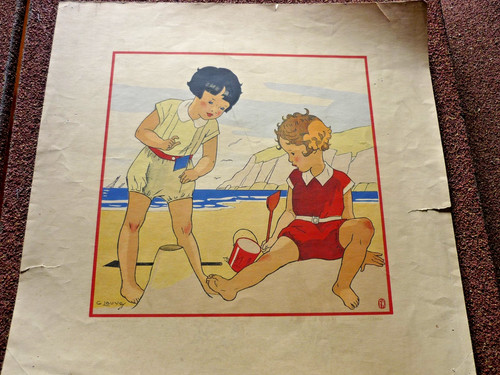 Enfantina dessin lithographie