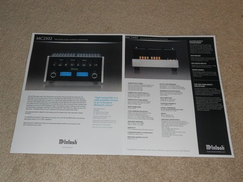 Mcintosh mc2102 tube - mcintosh,