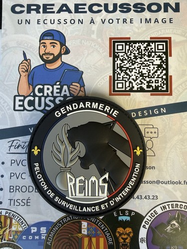 Patch ecusson gendarmerie - ecusson,