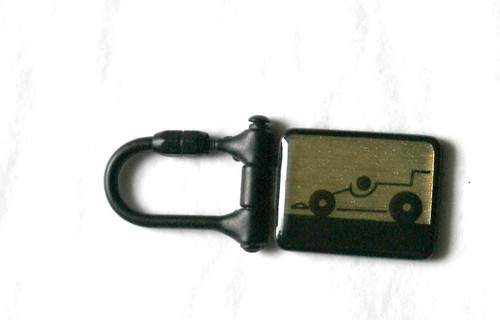 Porte clé clef métal ancien - porte,