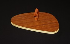 Vintage plateau à fromages en formica marron