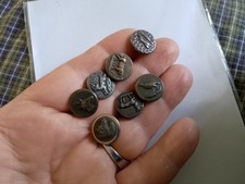 Lot de 7 Boutons de vénerie